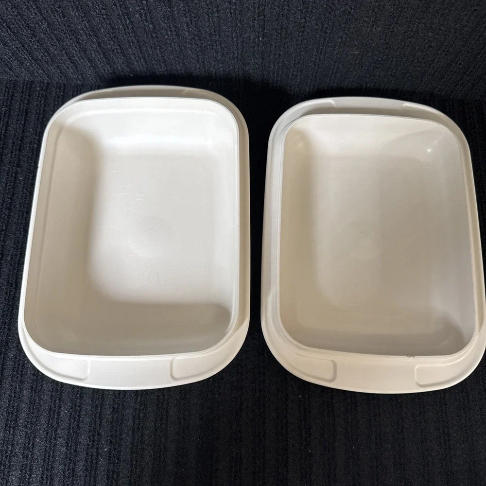 Vintage Tupperware Ultra 21 Pan & Lid Set 1765 - 1qt & 1762 - .75 qt